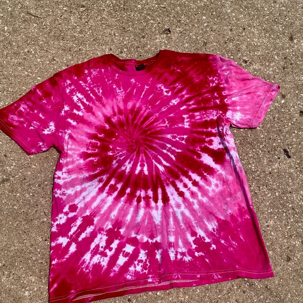 Vibrant Pink Tie-Dye Shirt